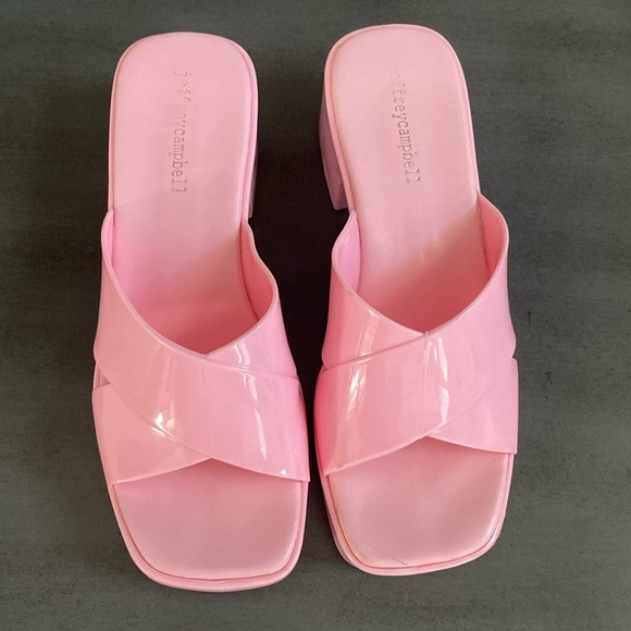 Jeffrey Campbell Shoes - Jeffrey Campbell Bubblegum Sandals - Women’s Size 7